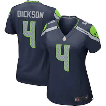 womens nike michael dickson college navy seattle seahawks g